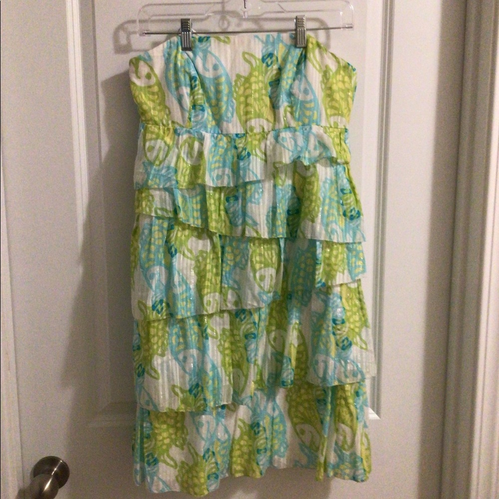 🦄 RARE Lilly Pulitzer Arden Lurex Stripe Dress